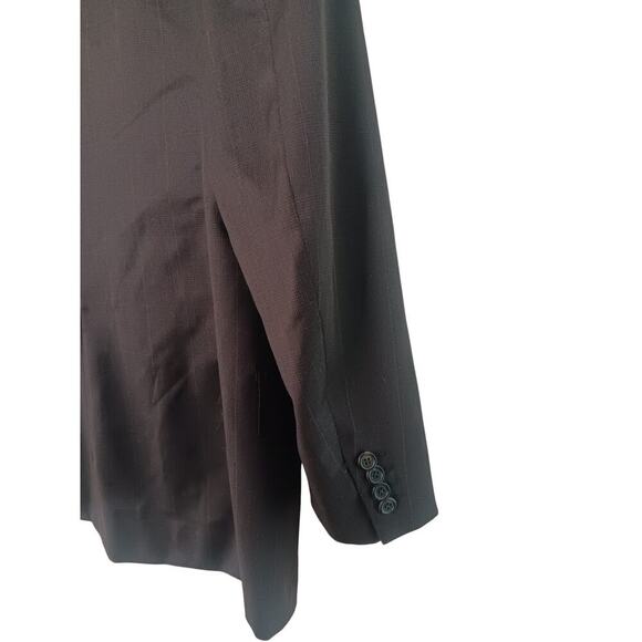 Enrico Isaia Blazer 50R Brown Pinstripe Wool Sport Coat Italy Hand Tailored - Picture 8 of 14